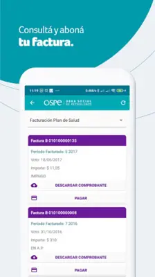 OSPe Mobile android App screenshot 1